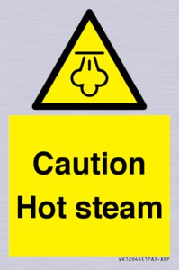 WK12644: Caution Hot steam