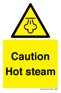 WK12644: Caution Hot steam