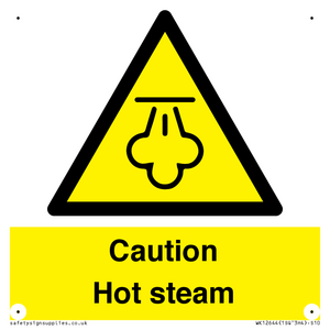 WK12644: Caution Hot steam