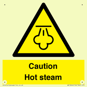 WK12644: Caution Hot steam