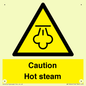 WK12644: Caution Hot steam