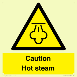 WK12644: Caution Hot steam