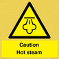 WK12644: Caution Hot steam