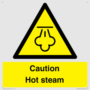 WK12644: Caution Hot steam