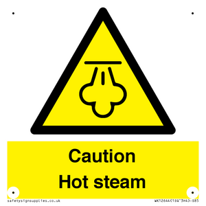 WK12644: Caution Hot steam
