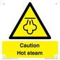 WK12644: Caution Hot steam