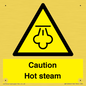 WK12644: Caution Hot steam