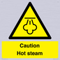 WK12644: Caution Hot steam