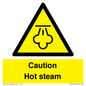 WK12644: Caution Hot steam