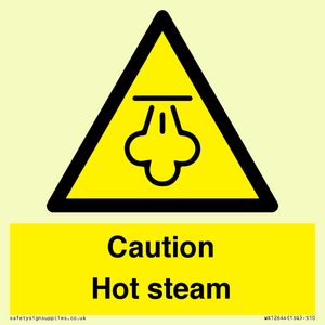 WK12644: Caution Hot steam