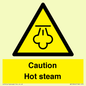 WK12644: Caution Hot steam