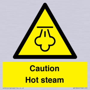 WK12644: Caution Hot steam