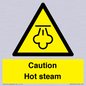 WK12644: Caution Hot steam
