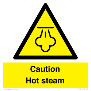 WK12644: Caution Hot steam
