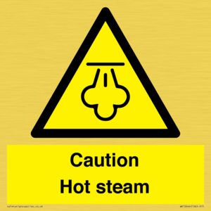 WK12644: Caution Hot steam