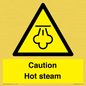 WK12644: Caution Hot steam