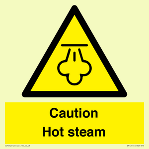 WK12644: Caution Hot steam