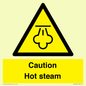 WK12644: Caution Hot steam