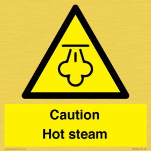 WK12644: Caution Hot steam