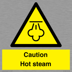 WK12644: Caution Hot steam