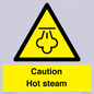 WK12644: Caution Hot steam