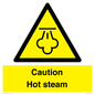 WK12644: Caution Hot steam