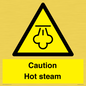 WK12644: Caution Hot steam