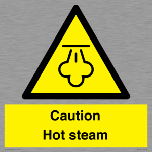 WK12644: Caution Hot steam