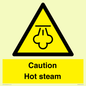 WK12644: Caution Hot steam
