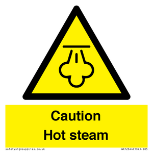WK12644: Caution Hot steam