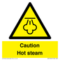 WK12644: Caution Hot steam