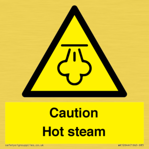 WK12644: Caution Hot steam
