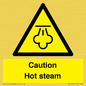WK12644: Caution Hot steam