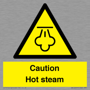 WK12644: Caution Hot steam