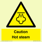 WK12644: Caution Hot steam