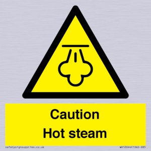 WK12644: Caution Hot steam