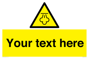 WK12668: Custom Warning: Hot steam