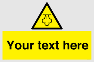 WK12668: Custom Warning: Hot steam