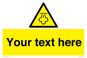 WK12668: Custom Warning: Hot steam