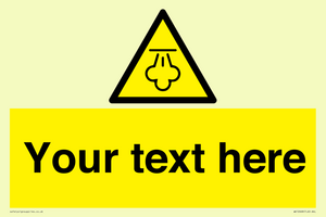 WK12668: Custom Warning: Hot steam