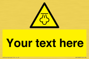 WK12668: Custom Warning: Hot steam