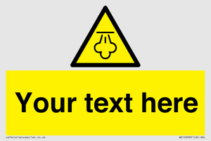 WK12668: Custom Warning: Hot steam