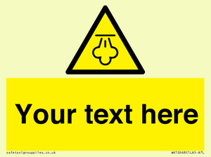 WK12668: Custom Warning: Hot steam