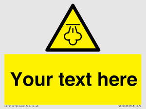 WK12668: Custom Warning: Hot steam