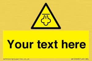 WK12668: Custom Warning: Hot steam