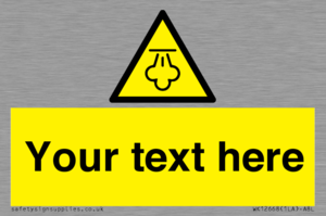 WK12668: Custom Warning: Hot steam