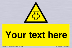 WK12668: Custom Warning: Hot steam