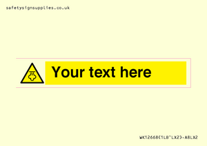 WK12668: Custom Warning: Hot steam