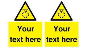 WK12668: Custom Warning: Hot steam
