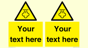 WK12668: Custom Warning: Hot steam